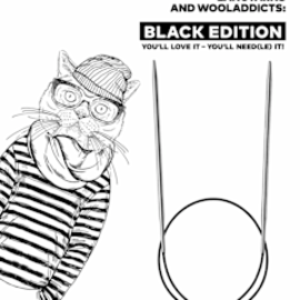 Rondbreinaald 5.50mm - 120cm Wooladdicts Black Edition - Lace