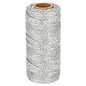 Koord zilver metallic 100 m x 1,5 mm
