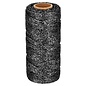 Koord zwart metallic 100 m x 1,5 mm