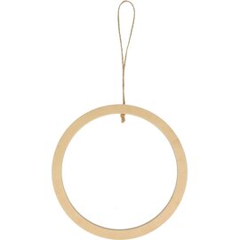 3 houten cirkels 10 cm, 12 cm en 14 cm