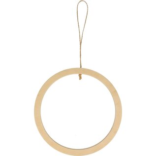 3 houten cirkels 10 cm, 12 cm en 14 cm