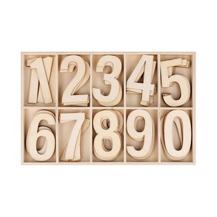 Cijfers hout 50 stuks