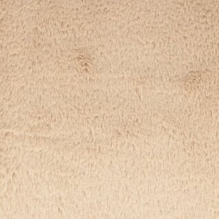 Rol zachte imitatiebont - Beige - van 1 meter