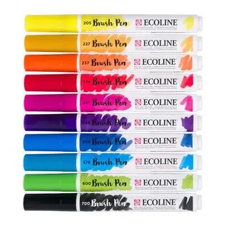 Ecoline Brush Pen set Primair | 10 colours