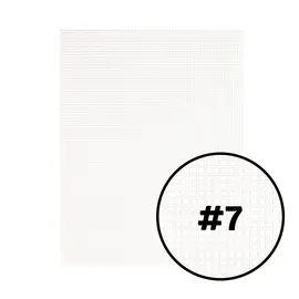 Plastic Stramien 26x34cm 7mesh Transparant 2st.