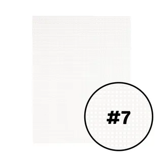 Plastic Stramien 30,5x46cm 7mesh Transparant