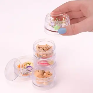 Ronde sorteerbakjes 5cm set 5stuks