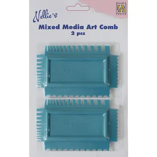 Nellie's Choice - Mixed Media Tools Art Comb 2stuks
