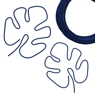 Aluminium wire 500g +/-26m 3mm Royal blue