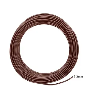 Aluminium wire 500g +/-26m 3mm chocolate mat