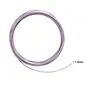 Aluminium wire 1,5mm 5m soft lilac