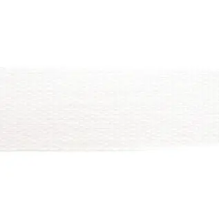 Katoenen lint 10mm x 25m Wit