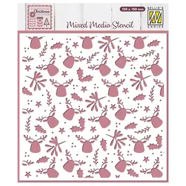 Nellie's Choice • Sjabloon Elanden 15x15cm