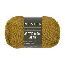 Novita Arctic Wool Aran  261 Oker bad 7914 - 100 g