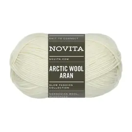 Novita Arctic Wool Aran 025 ecru bad 7908 - 100 g