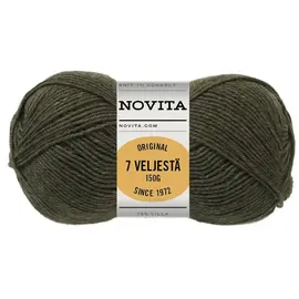 Novita 7 Veljestä Original 037 groen bad 8039 - 150 g