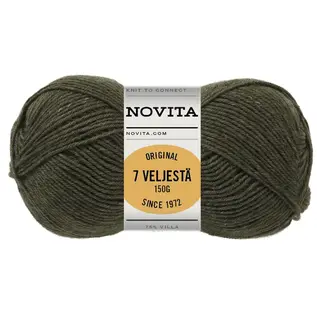 Novita 7 Veljestä Original 037 groen bad 8039 - 150 g
