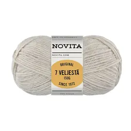 Novita 7 Veljestä Original 061 Beige bad 8043 - 150 g