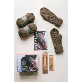 Novita beginnersbreidoos niveau 2, kabelwanten