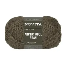 Novita Arctic Wool Aran 643 Bruin bad 7768 - 100 g