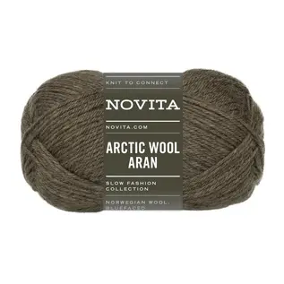 Novita Arctic Wool Aran 643 Bruin bad 7768 - 100 g