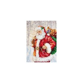 Petit Point borduurpakket Santa Claus
