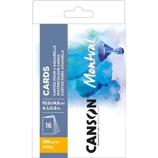 Set de cartes pour Aquarelle Montval de Canson