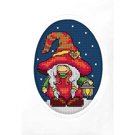 Kruissteek telpakket Gnoom 10,5x15cm