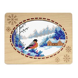 Kruissteek telpakket Winter 10,6x14,4cm