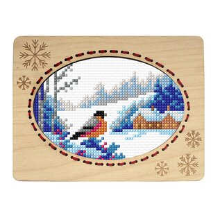 Kruissteek telpakket Winter 10,6x14,4cm