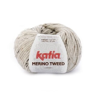 MERINO TWEED 300 - Ecru bad 86277