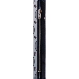 RITS - Nikkelkleurige metaalrits 4mm niet deelbaar 14 cm - Kleur 210