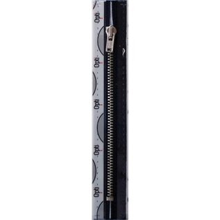 RITS - Nikkelkleurige metaalrits 4mm niet deelbaar 14 cm - Kleur 210