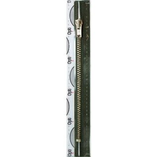 RITS - Nikkelkleurige metaalrits 4mm niet deelbaar 16 cm - Kleur 001