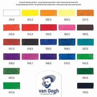 Van Gogh Basisset oliepastels met 24 kleuren