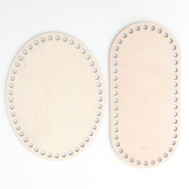 Houten bodem Ovale 25x20cm