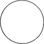 Metalen Ring - Frame 20cm Zwart