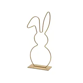 FRAME BUNNY OP VOET 29CM GOUD