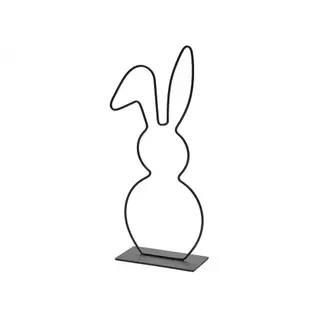 FRAME BUNNY OP VOET 29CM ZWART