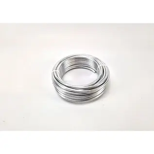 ALUMINIUMDRAAD 5MM +/-9.5M 500GR ZILVER