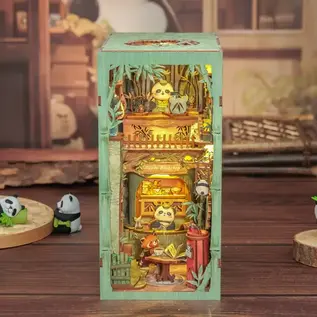 DIY Booknook, Panda Bookshop, 18x11x23cm