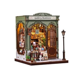 3D DIY Huisje, Gallery Bookstore, 15,5×16,3x19cm
