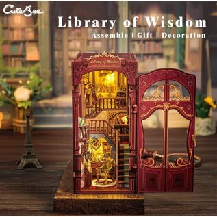 DIY Booknook, Library of Wisdom, 18x11x23cm