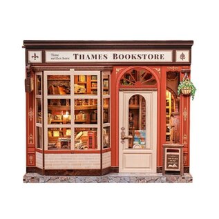 3D DIY Huisje, Thames Bookstore, 22×14,3×17,7cm