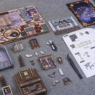 DIY Booknook, Nebula Common Room, 18x11x23cm