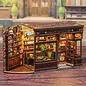3D DIY Huisje, Corner Coffee Shop, 21x13x17cm