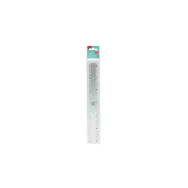 Liniaal 30cm aluminium