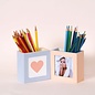 Potloodhouders met lijsten