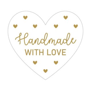 100 stickers foil handmade