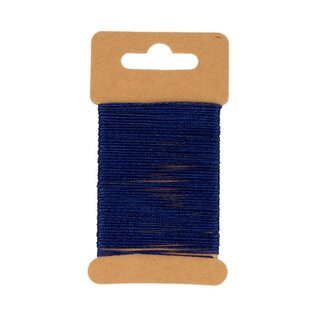 Blauw gewaxt draad 10 m